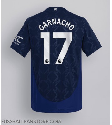 Manchester United Alejandro Garnacho #17 Replik Auswärtstrikot 2024-25 Kurzarm